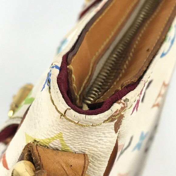 LOUIS VUITTON White Monogram Shoulder Bag - Picture 11 of 16